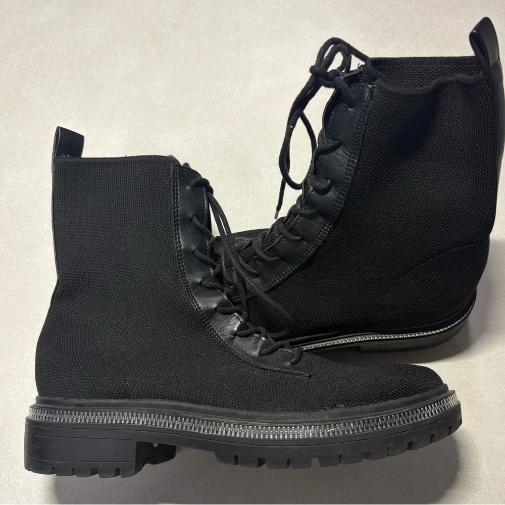 Comfort by Alexis Bendel Elegant Black Combat Boots